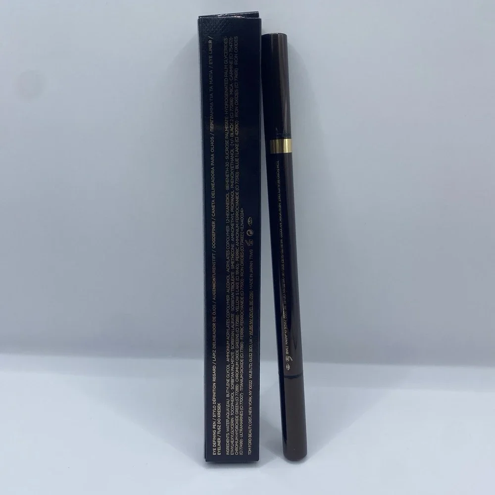 Tom Ford Eye Defining Dual Tip Eye Liner 01 DEEPER Black NEW